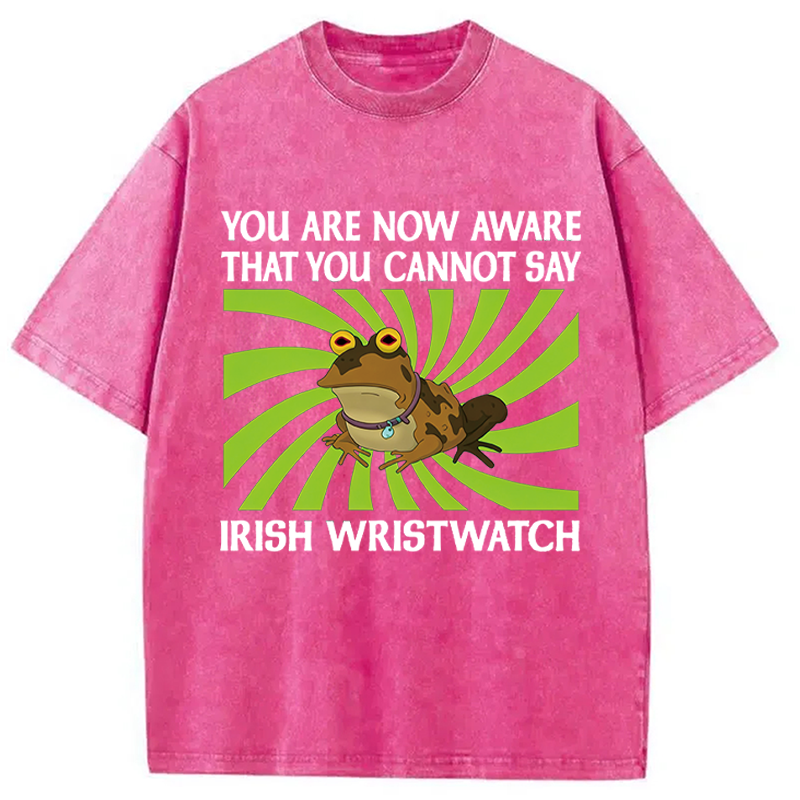 Modecanvas IRISH WRISTWATCH Washed T-Shirt-modecanvas