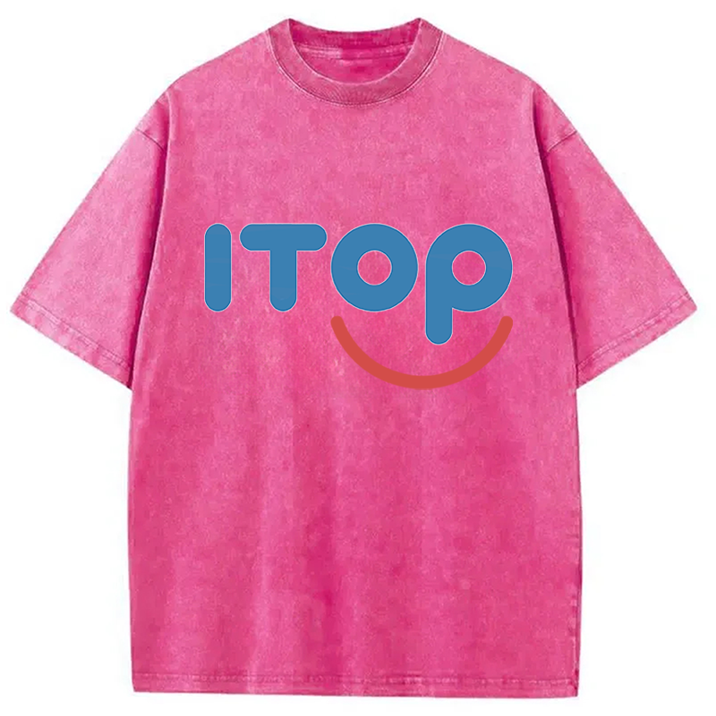 Modecanvas ITOP Parody Lesbian DTG Printing Washed T-Shirt