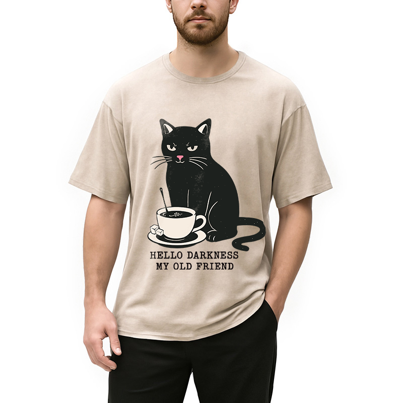 Modecanvas My Old Friend Washed T-Shirt