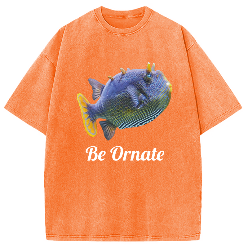 Modecanvas Be Ornate DTG Printing Washed T-Shirt