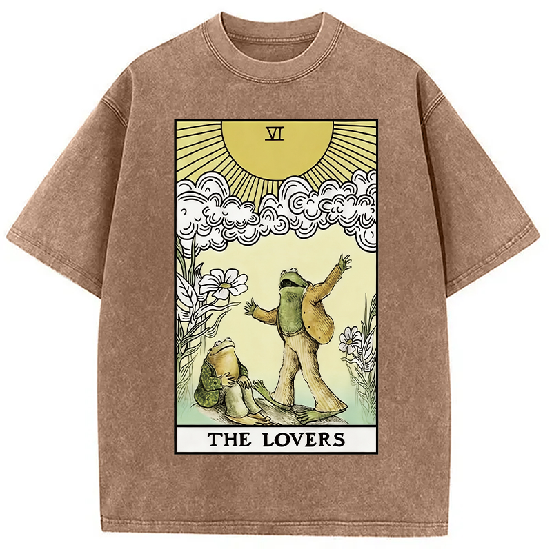 Modecanvas The Lovers Washed T-Shirt