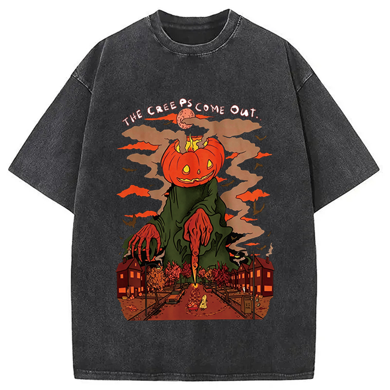 Modecanvas The Cree Ps Cime Out DTG Printing Washed T-Shirt