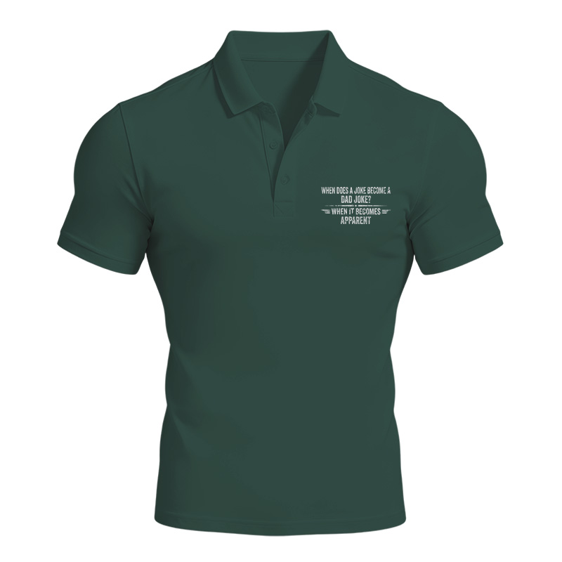 Modecanvas Funny Dad Joke Polo Shirt