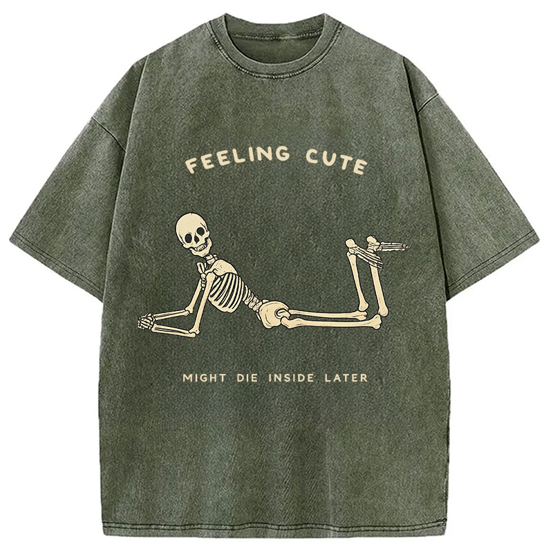 Modecanvas We Shall See DTG Printing Washed T-Shirt-modecanvas
