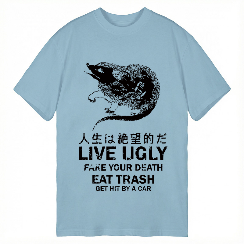 Modecanvas Life Is Hopeless DTG Printing Classic T-Shirt-modecanvas