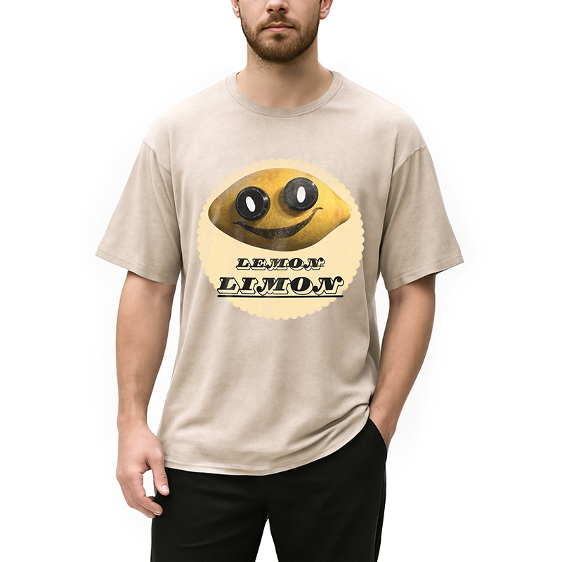 Modecanvas Poppys Playtime Limon DTG Printing Washed T-Shirt