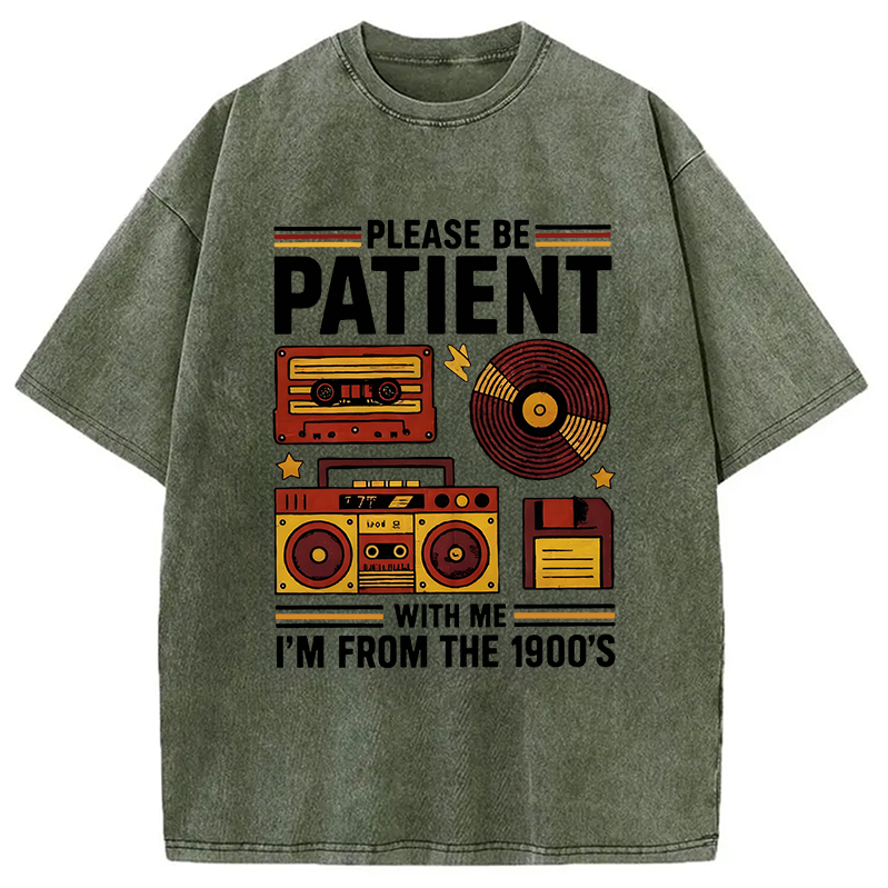 Modecanvas 90s Retro Stuff Washed T-Shirt