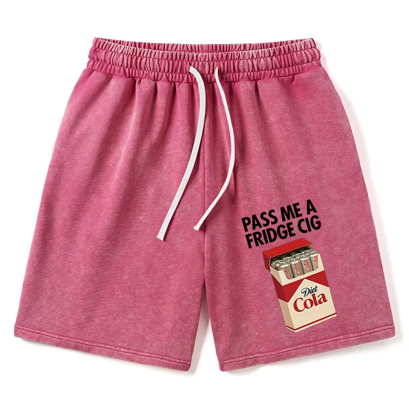 Modecanvas I Need A Diet Cola Washed Short
