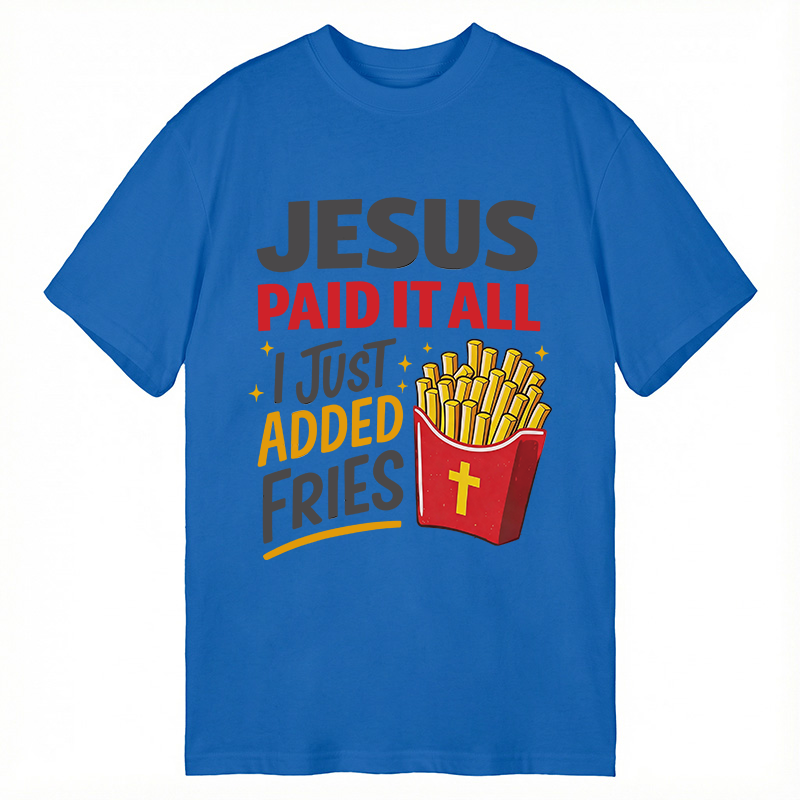 Modecanvas Jesus Paid It All DTG Printing Classic T-Shirt-modecanvas