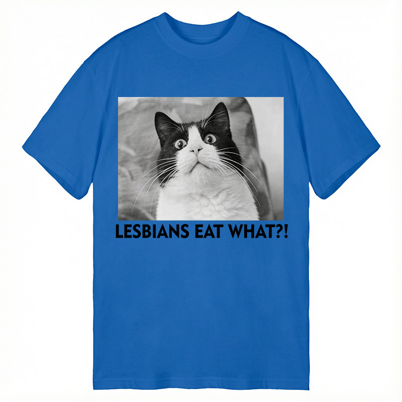 Modecanvas LESBIANS EAT WHAT!? DTG Printing Classic T-Shirt-modecanvas
