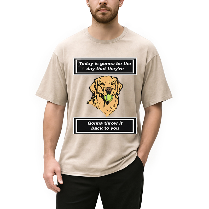 Modecanvas Back to You DTG Printing Washed T-Shirt