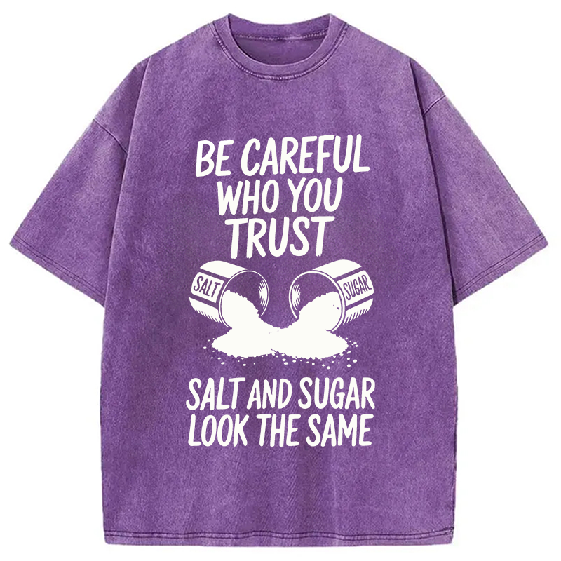 Modecanvas Be Careful DTG Printing Washed T-Shirt