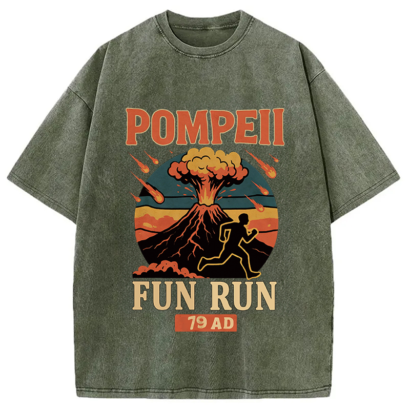 Modecanvas Fun Run DTG Printing Washed T-Shirt
