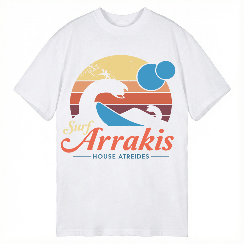 Modecanvas Visit Desert Planet DTG Printing Classic T-Shirt-modecanvas