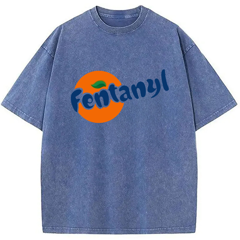 Modecanvas Fentanyl Meme Washed T-Shirt