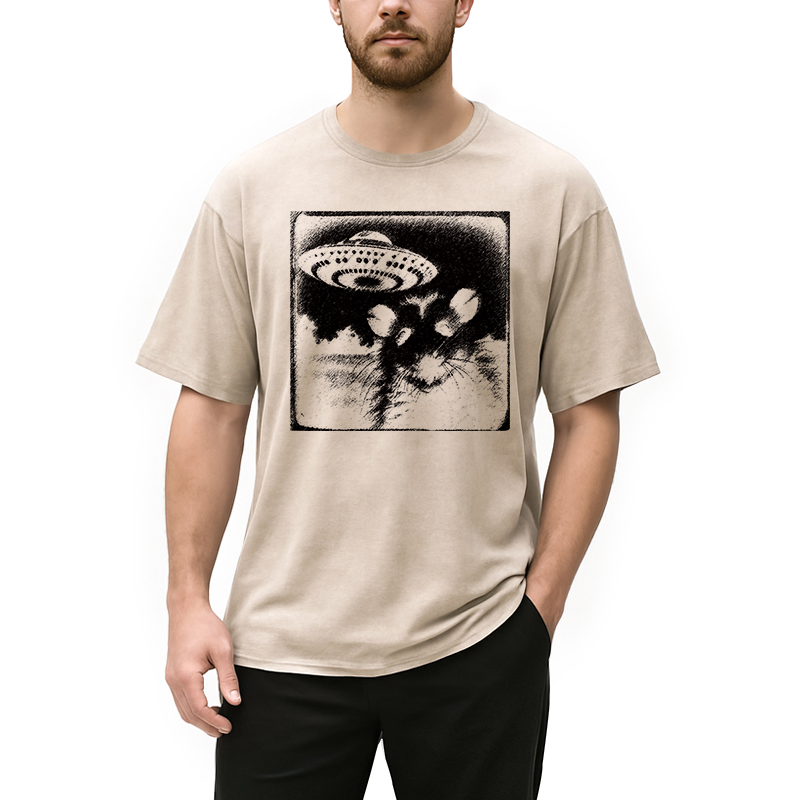 Modecanvas Where Is The Rat ? Washed T-Shirt