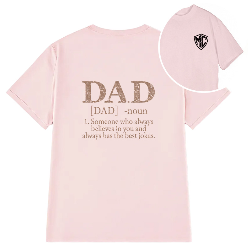 Modecanvas Dad Defined DTG Printing Back Classic T-Shirt