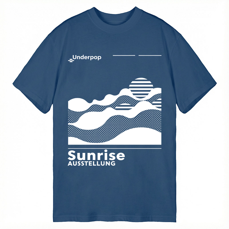 Modecanvas Sunrise DTG Printing Classic T-Shirt-modecanvas