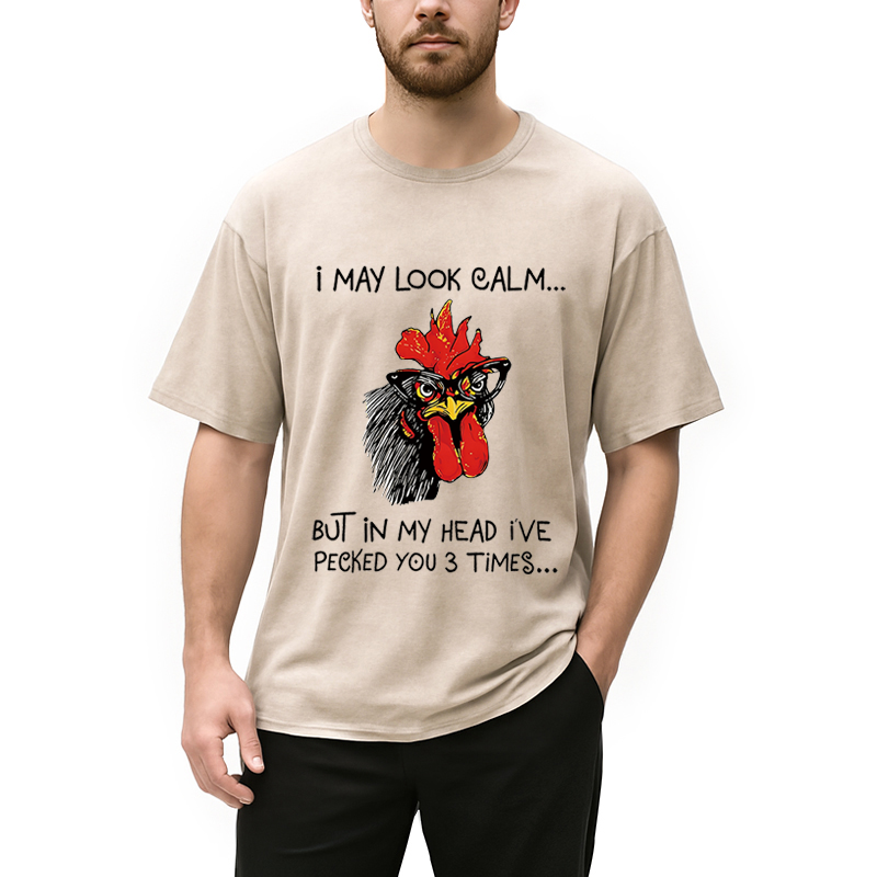 Modecanvas Inner Rebellion DTG Printing Washed T-Shirt-modecanvas