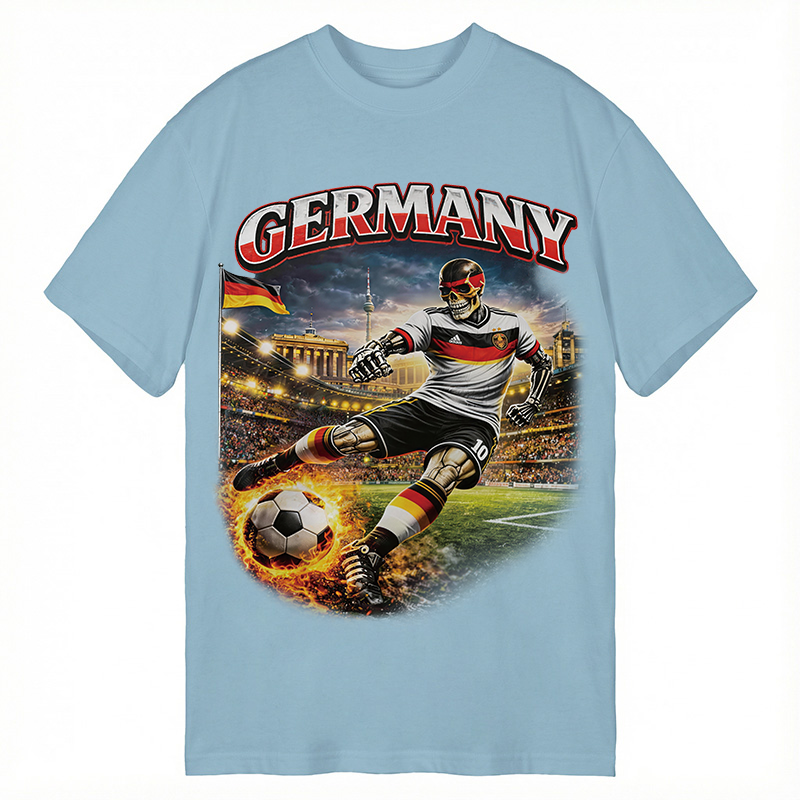 Modecanvas Germany Soccer Vintage DTG Printing Classic T-Shirt-modecanvas