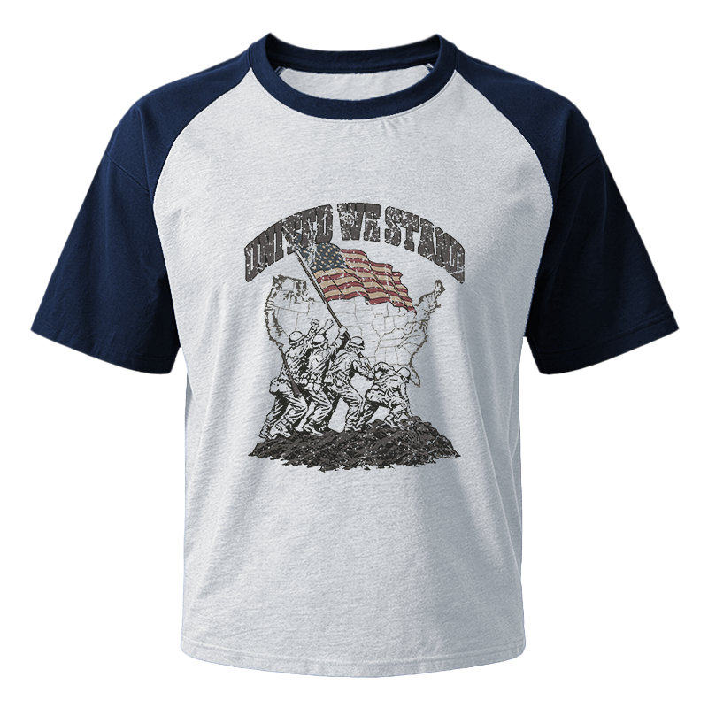 Modecanvas United We Stand Raglan T-Shirt