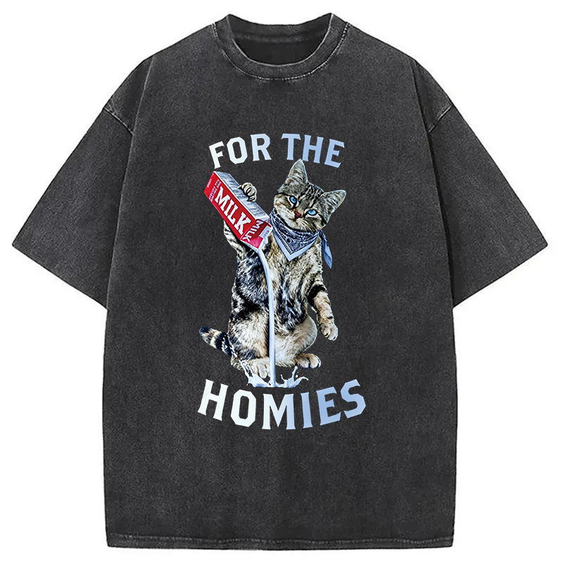 Modecanvas For The Homies DTG Printing Washed T-Shirt