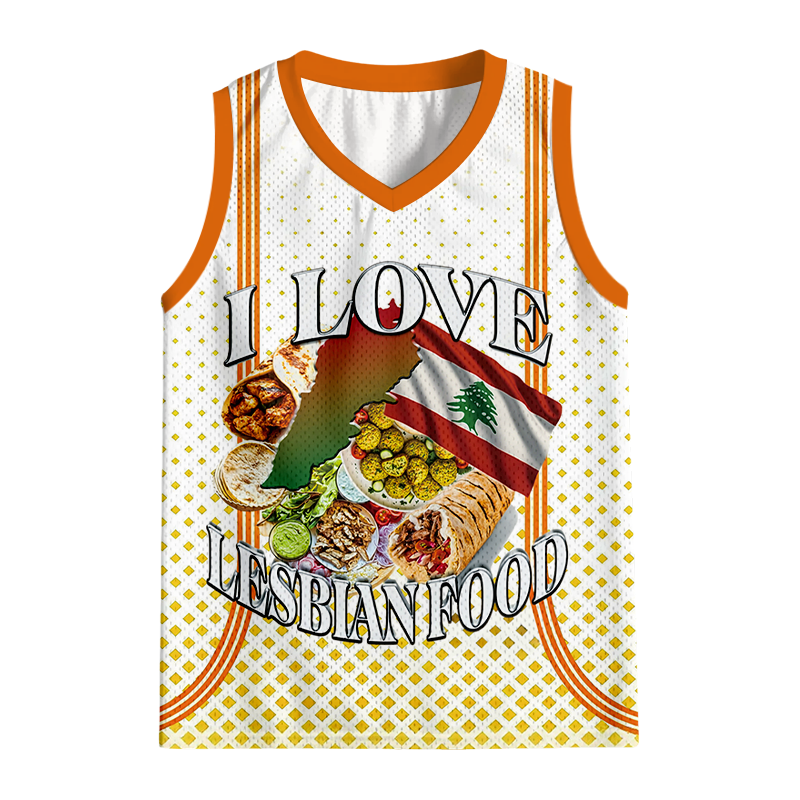 Modecanvas I Love Lesbian Food Jersey Tank