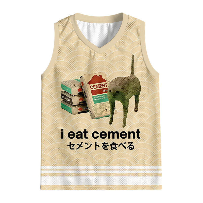 Modecanvas I Eat Cement Jersey Tank