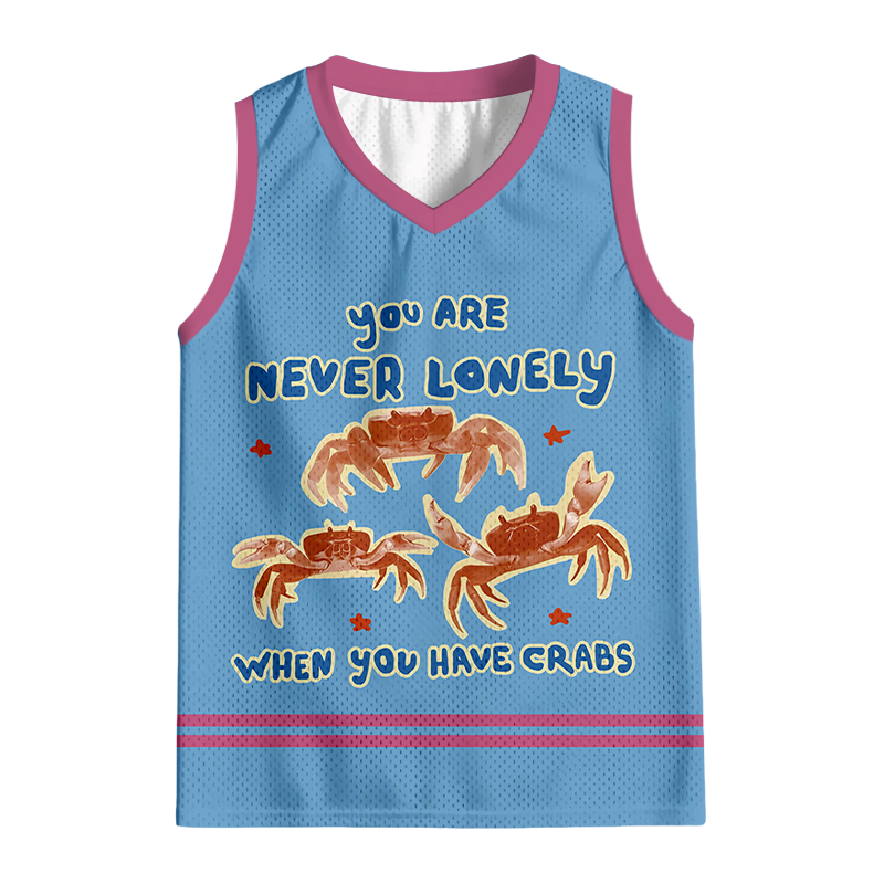 Modecanvas You Are Never Lonely When You Have Crabs Jersey Tank