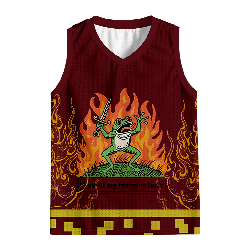 Modecanvas I Am At My Frogging Limit Jersey Tank