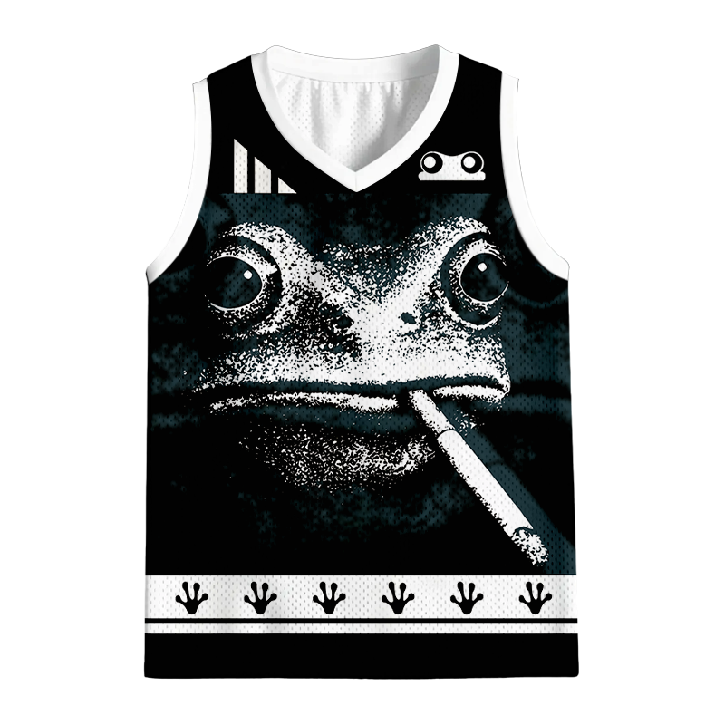 Modecanvas Vintage Smoking Frog Jersey Tank