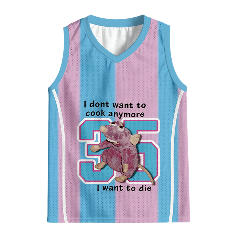 Modecanvas I Don't Want To Cook Anymore Jersey Tank