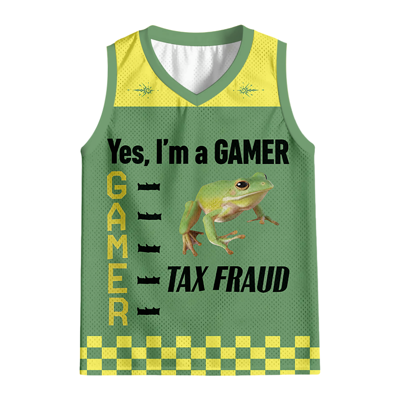 Modecanvas Frog Gamer Meme Jersey Tank