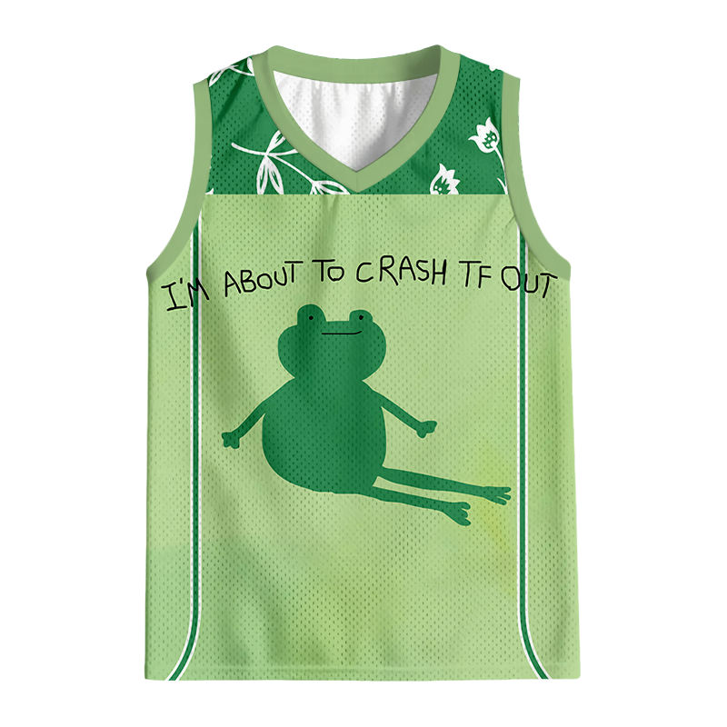 Modecanvas I'm About To Crash Tf Out Jersey Tank
