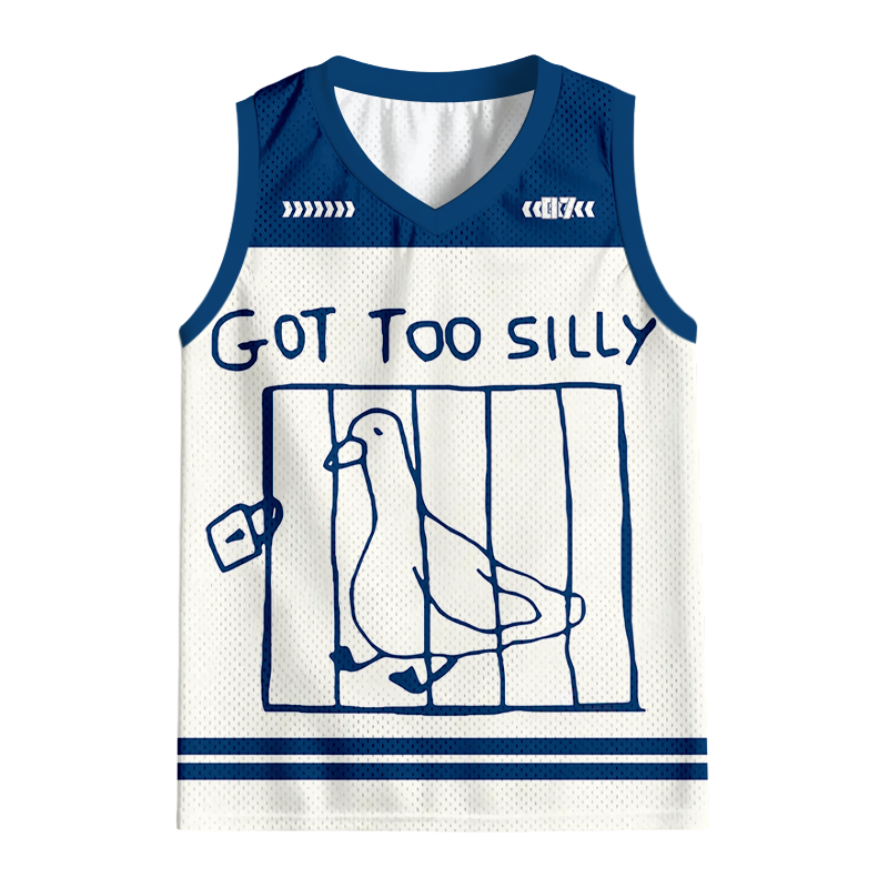 Modecanvas Got Too Silly Meme Jersey Tank