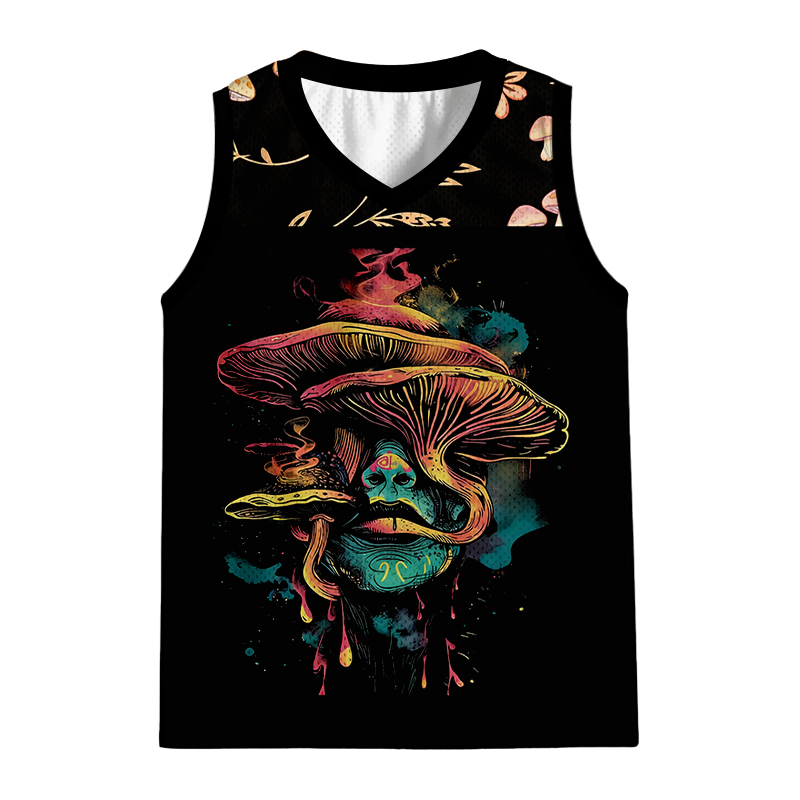 Modecanvas Trippy Mushroom Jersey Tank