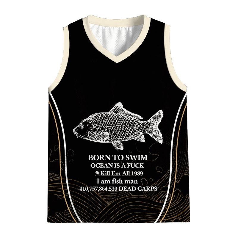Modecanvas Born To Swim Jersey Tank