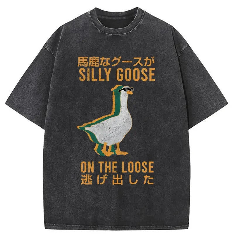 Modecanvas Silly Goose Japanese Washed T-Shirt