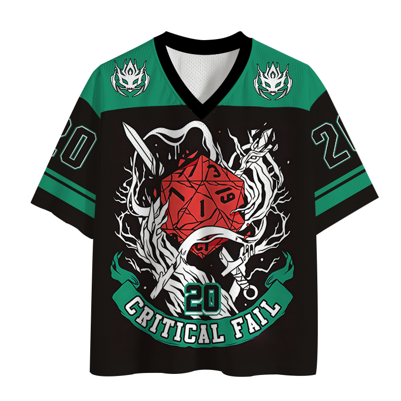 Modecanvas Critical Horror Mesh Jersey-modecanvas
