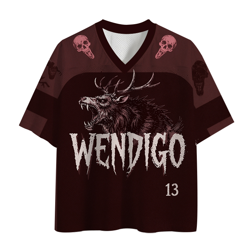 Modecanvas Wendigo Horror Mesh Jersey-modecanvas