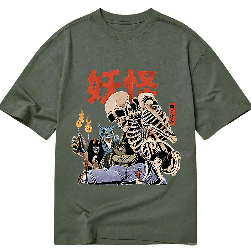 Modecanvas The Yokai Club DTG Printing Classic T-Shirt-modecanvas