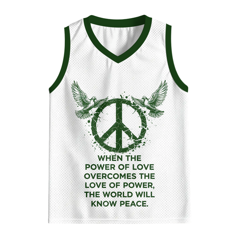 Modecanvas Love Over Power Jersey Tank