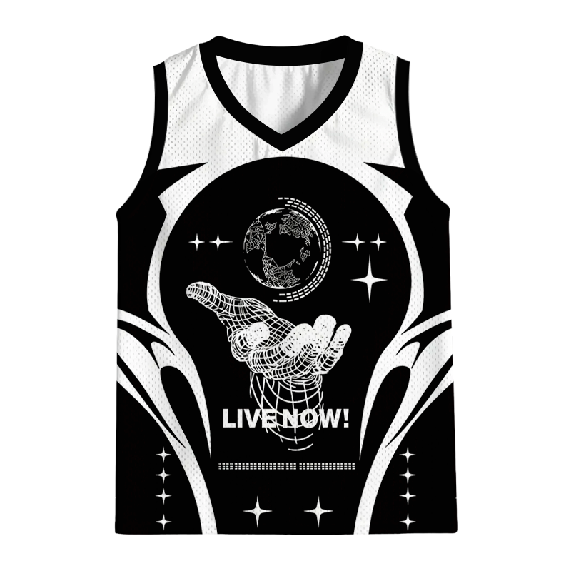 Modecanvas LIVE NOW Virtual Hand Cyber Jersey Tank