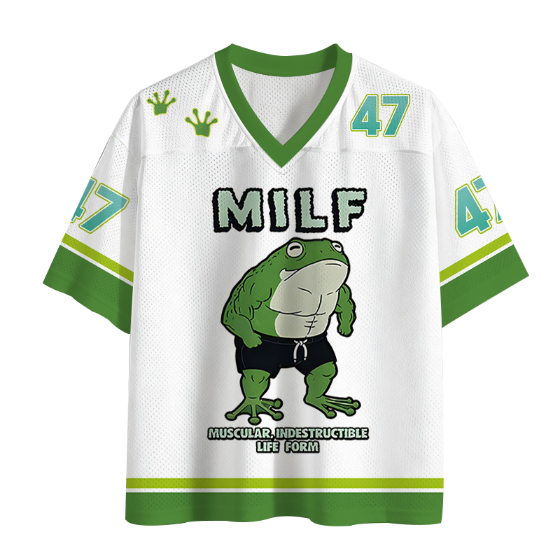 Modecanvas MILF Frog Mesh Jersey-modecanvas