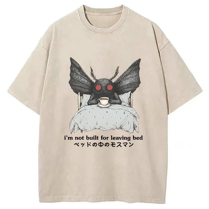 Modecanvas Mothman in Bed Washed T-Shirt