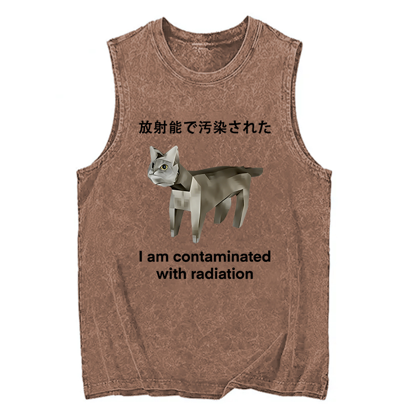Modecanvas Cat Contaminated By Radiation Tank-modecanvas