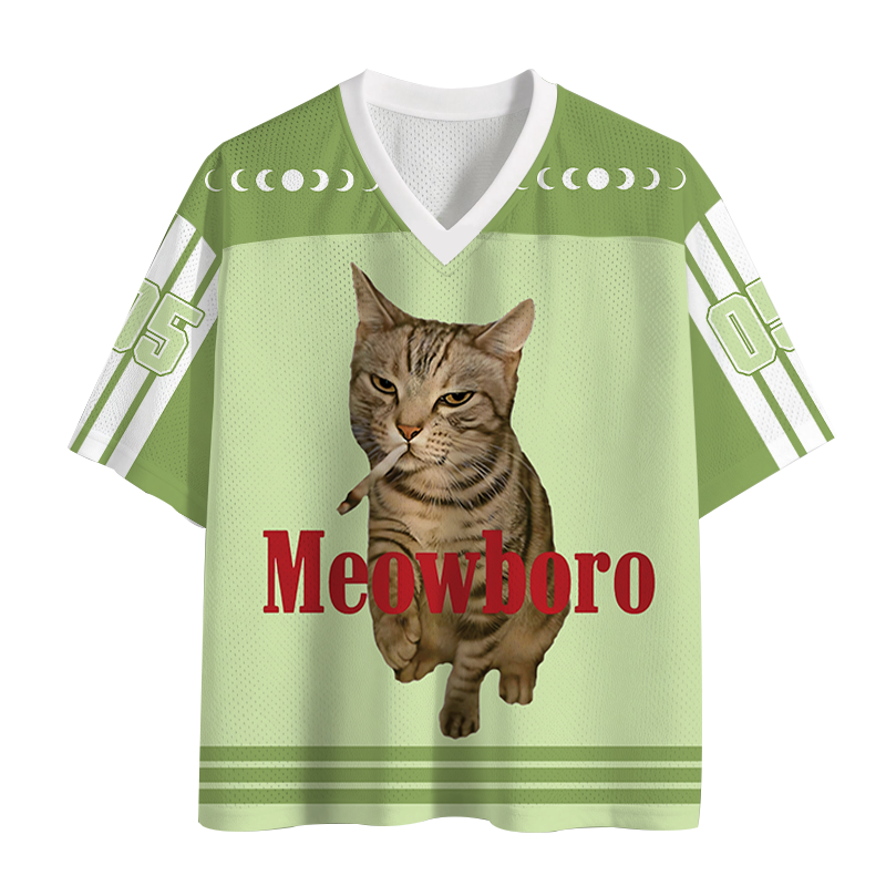 Modecanvas Sora Cat Meme Mesh Jersey-modecanvas