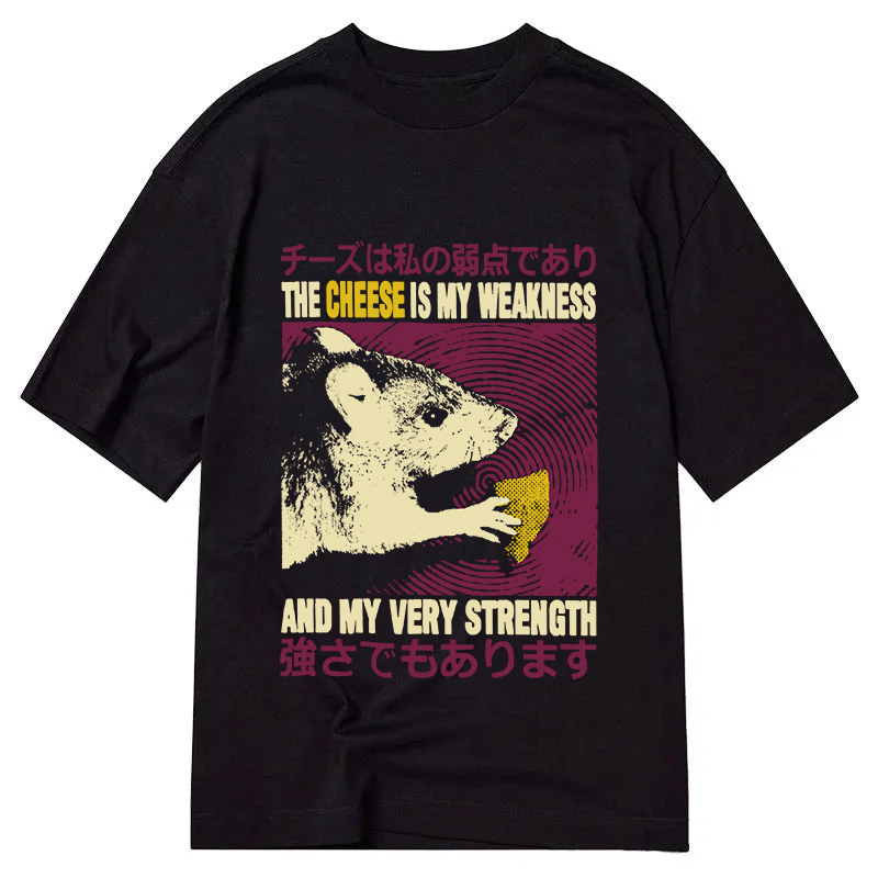 Modecanvas The Cheese is My Weakness DTG Printing Classic T-Shirt-modecanvas