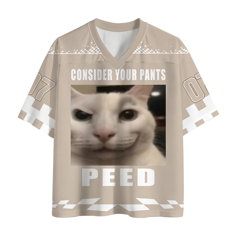 Modecanvas Consider Your Pants Peed Meme Mesh Jersey-modecanvas