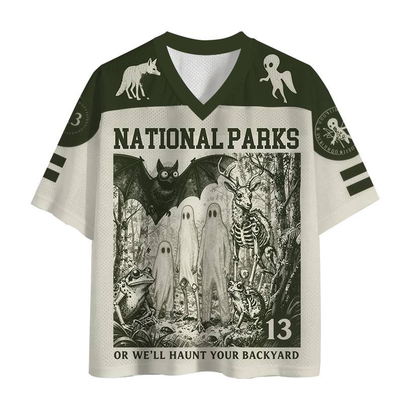 Modecanvas Protect Our National Parks Mesh Jersey-modecanvas